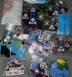 Thomas The Train Birthday Party Decorations With Back Drop