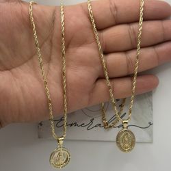 Cadenas En Oro 10 K Para Niños