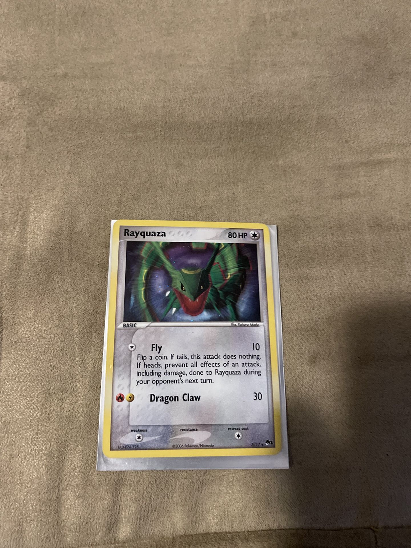 Rayquaza Pokemon Card