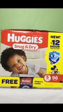 HUGGIES size 5 (96 diapers) $23