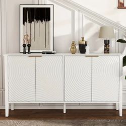 Unique Pattern Coffee Bar Or Storage Cabinet (10116)