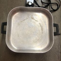 Vintage Electric Skillet 11"Cazuela Electrica Vintage 