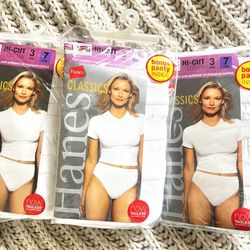 Hanes 12 Pair 100% Cotton Panties