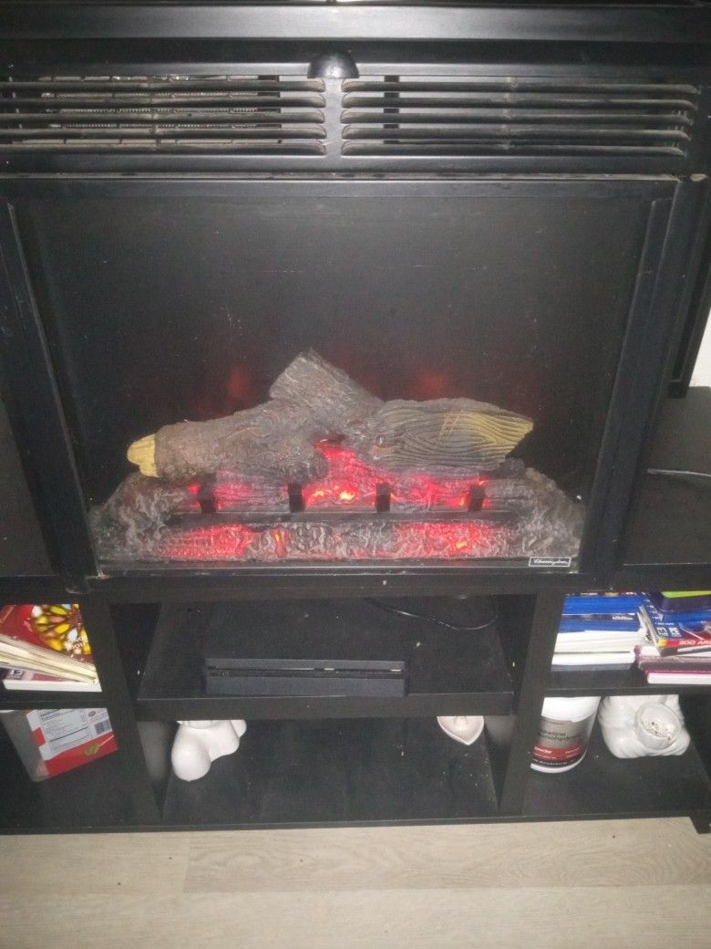 Offers Welcome 50 Pound Real Heat Portable Fire Place