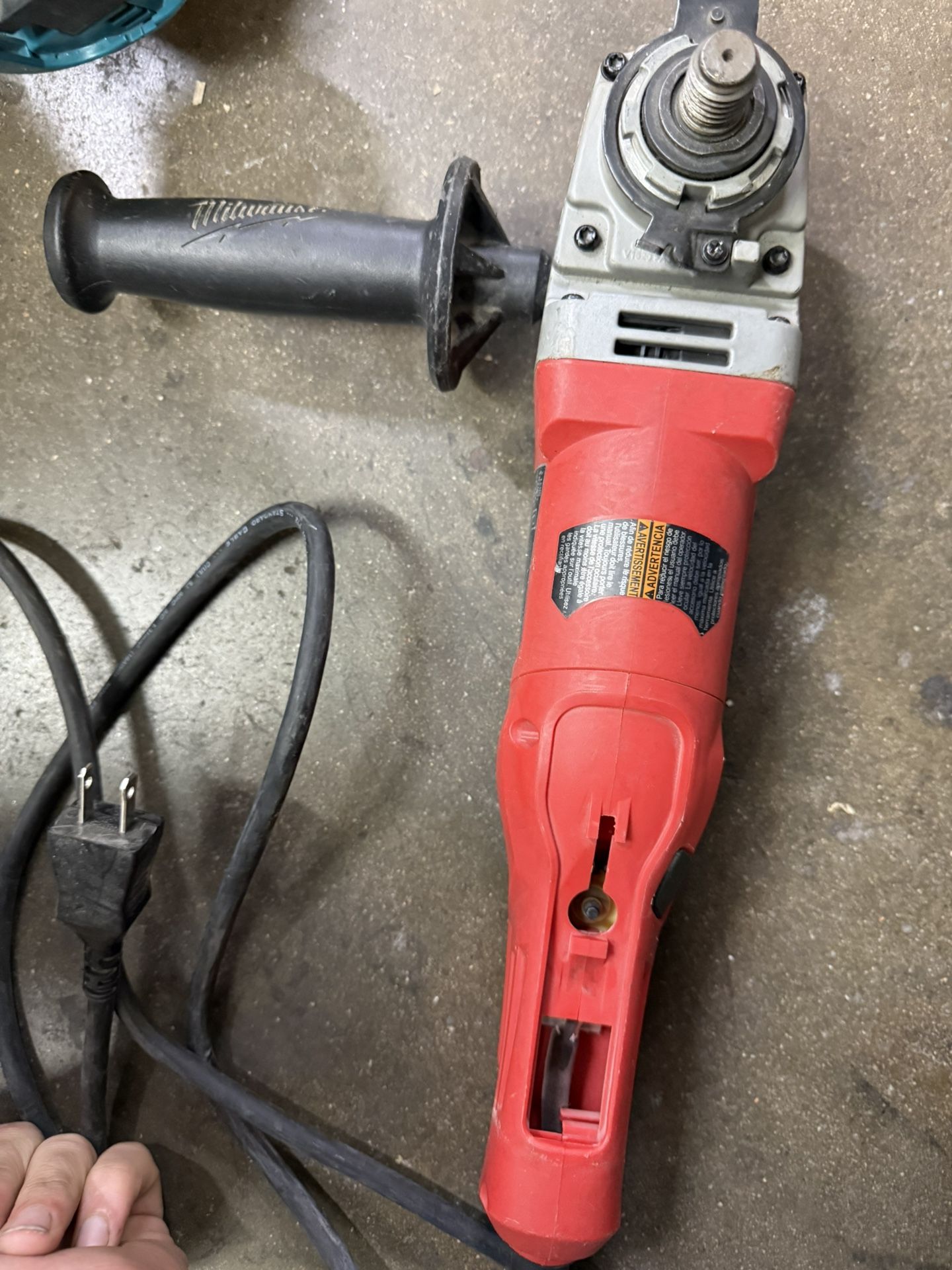 Milwaukee 11 Amp Corded 4-1/2 in. Small Angle Grinder with Lock-On Paddle Switch