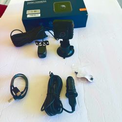 Dash Cam Front and Rear Mini 1080P FHD Dash Camera for Cars, G-Sensor, Loop Recording,Motion Detection,WDR.