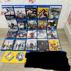 Playstation 5 Games And PlayStation 4 Games ( Used , Tested Working )  Read Description)