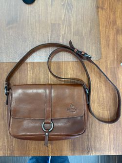 Wild West Los Angeles Brown Leather Crossbody Bag 🤎