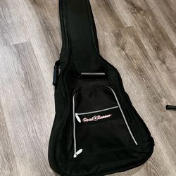 Acoustic guitar gig bag backpack case