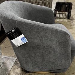 Henredon Murphy Swivel Bouclé Chair – Gray | Brand New in Box