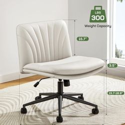 Modern White Desk Chair- need gone today