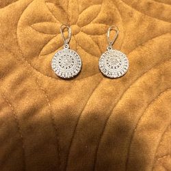 Elegant Silver 925 Dangle Earrings