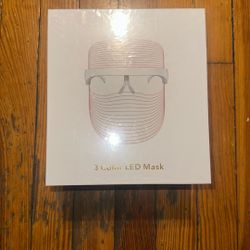 3-Color LED Light Therapy Mask – Brand New – $35