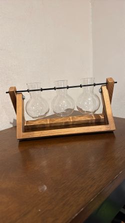 Glass Plant Stand