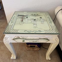 Pair Of Asian Whiteside Tables