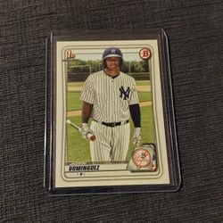 Topps 1st Bowman Rookie Jasson Dominguez $$$$ Card