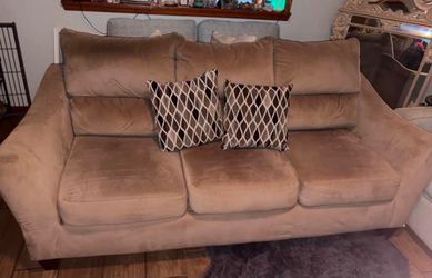 Furniture of America Sofa and Love set Tan
