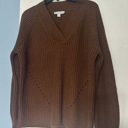 Like New Brown Sweater Size S Run Big Fits Size M 