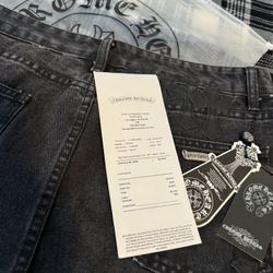 Custom Chrome Hearts Black Size 36 Receipt