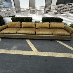 Vintage Extra Large Four cushions Sofa