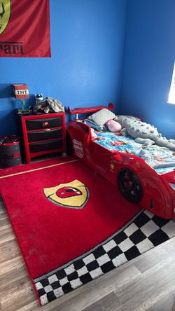 Kids car bedroom set