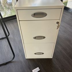 Metal file cabinet