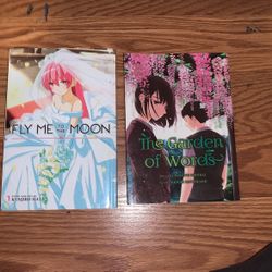 Fly Me To The Moon and The Garden of Words MANGA