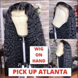 Human Hair Wig Lace Frontal Body Wave Pre Plucked With Baby Hair Curly  