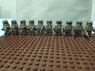 10X RARE LEGO NAVY SEAL WAR MINIFIGURES