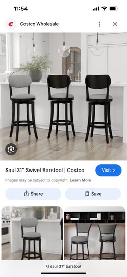 NEW 31” Swivel Barstools 6 pack