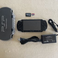 Psp 3001 Black w/ 7000+ Games Saved In The 64GB Memory Card