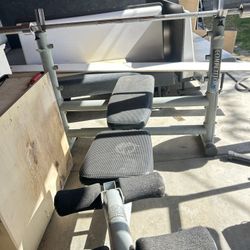 Workout Bench With Weights