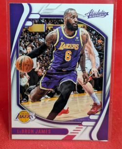 LeBron James Panini Absolute Basketball Card Lakers