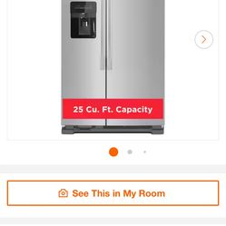 AMANA 25.1 CUBIC FT REFRIGERATOR (GREAT CONDITION) - FREE