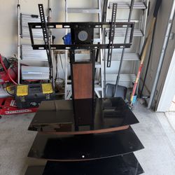 TV Stand With Wall Mount 