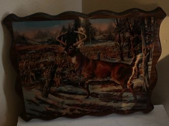 Leach artist laminated painting