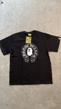 Bape x Chrome Hearts Black tee