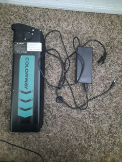 Colorway Electric bike Battery w/ Charger and Key