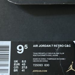 Jordan 7 Retro C&C