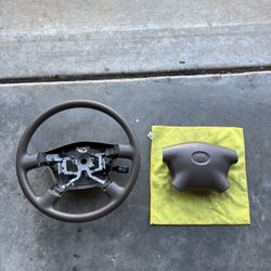 1st gen Toyota tacoma 98-04 OEM steering wheel and air bag
