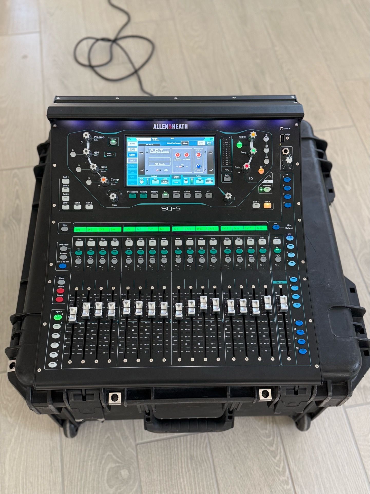 Allen & Heath SQ-5 with SKB case
