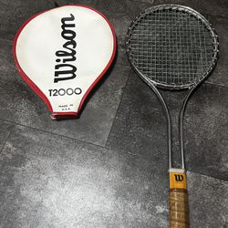 Vintage 1970’s Wilson T2000 Jimmy Conners Tennis Racket