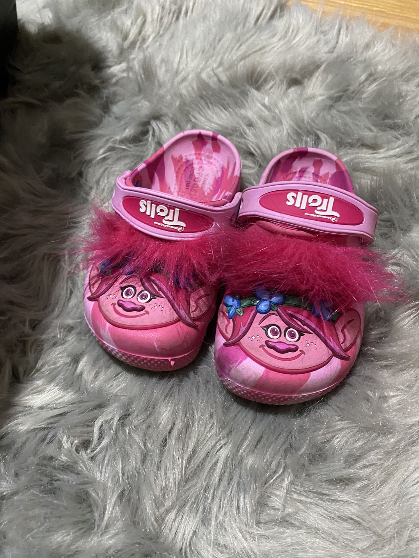 Toddler size 9 Trolls Crocs