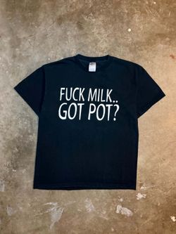 1990s F*ck Milk… Got P*t? Quote Tee (Medium)