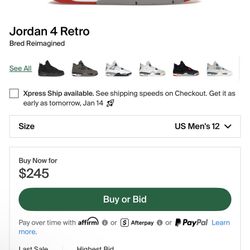 Jordan 4 Bred Reimagined 