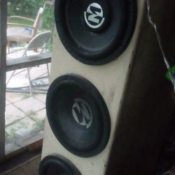 3   12' Speakers In Pro Box