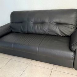 Black Couch Sofa 