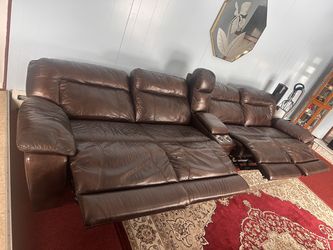 Recliner Couch (All Leather)