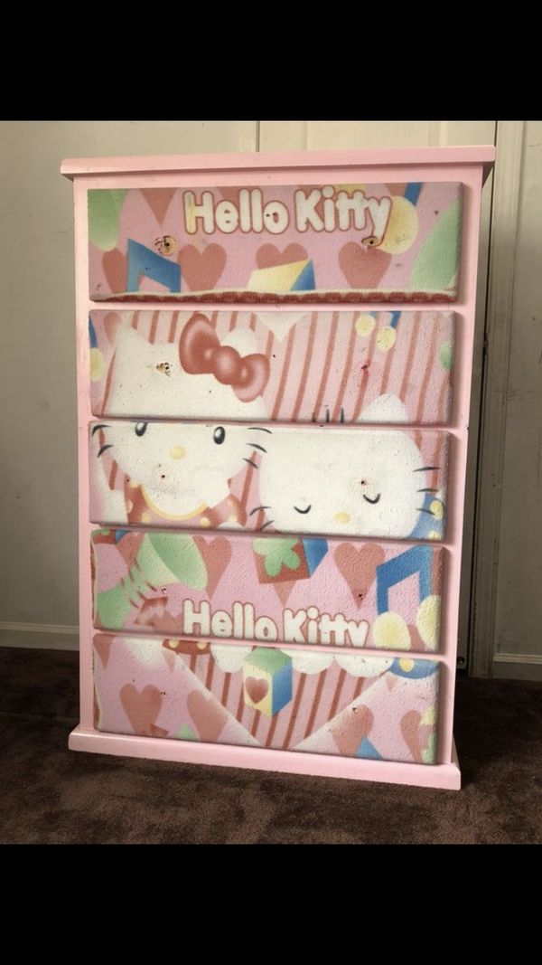 Hello Kitty Dresser 5 Drawers For Sale In Cerritos Ca Offerup