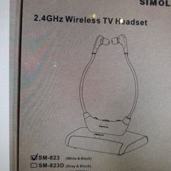 Simolio 2.4 GHz Wireless TV Headset 